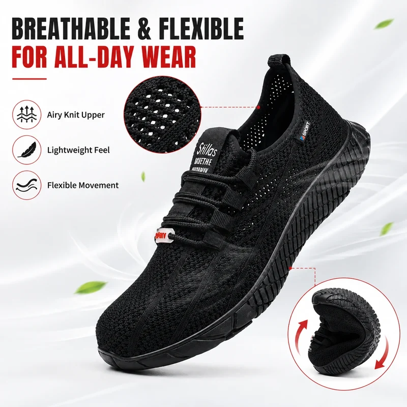 ForgeAir Lightweight Wide Toe Safety Shoes