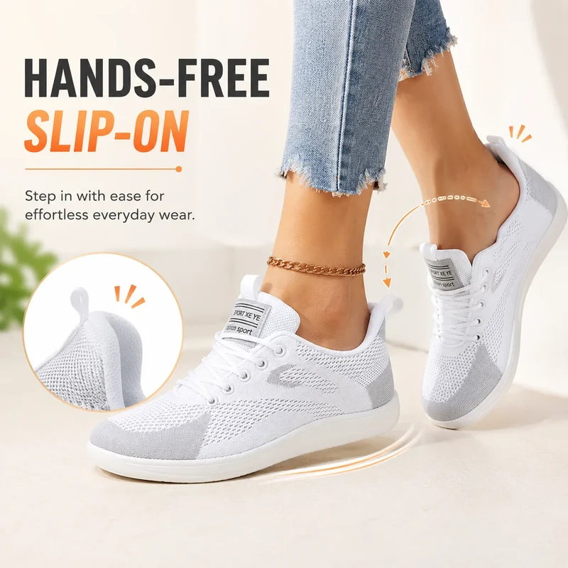 Nuvia Hands-Free Wide Toe Barefoot Slip-On Shoes