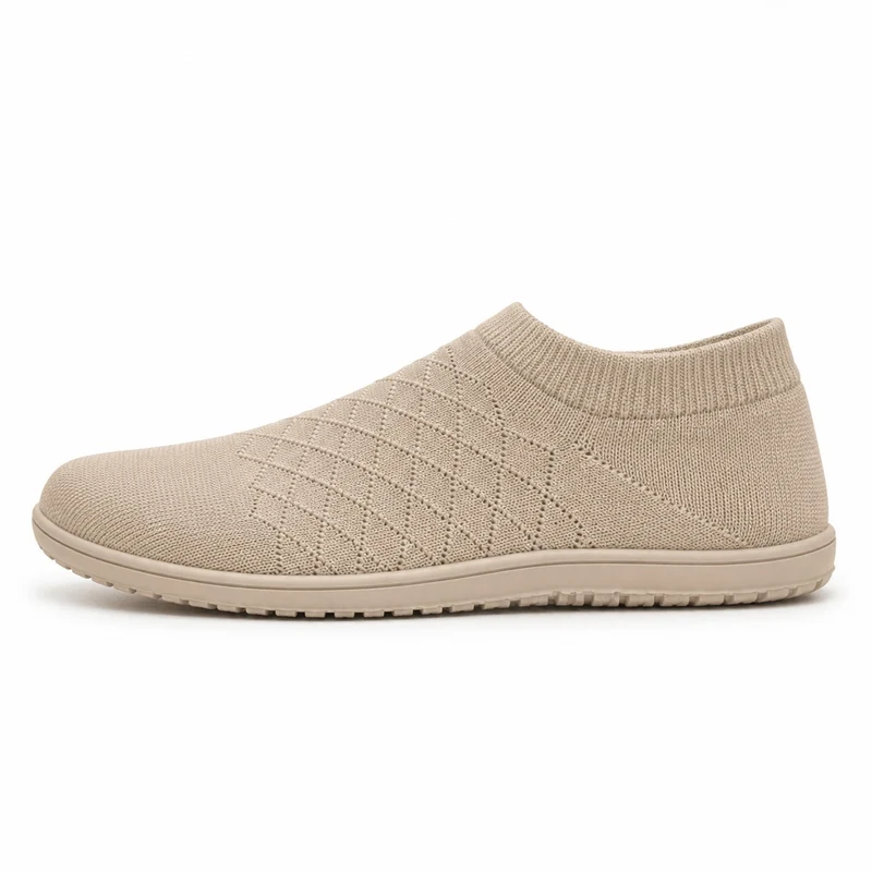 SolaWeave Wide Toe White Barefoot Shoes