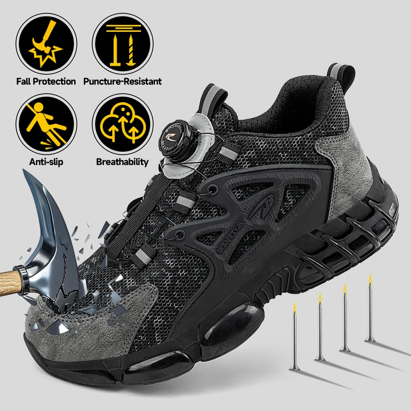 Indestructible Rotabuckle Safety Shoes