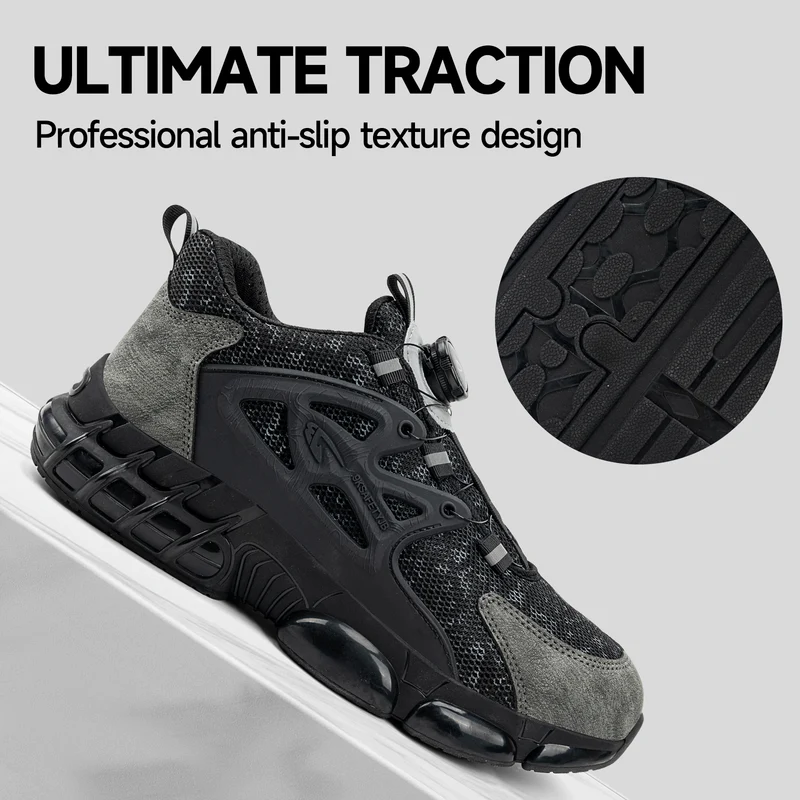 Indestructible Rotabuckle Safety Shoes