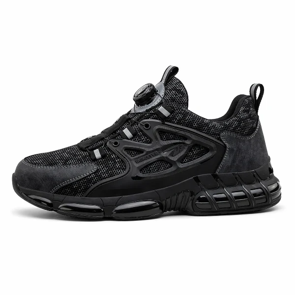 Titan Black Rotabuckle Safety Shoes