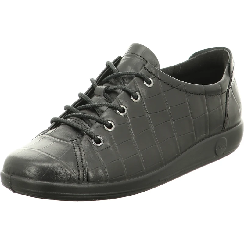 Ecco Schnürschuh ECCO SOFT 2.0 schwarz