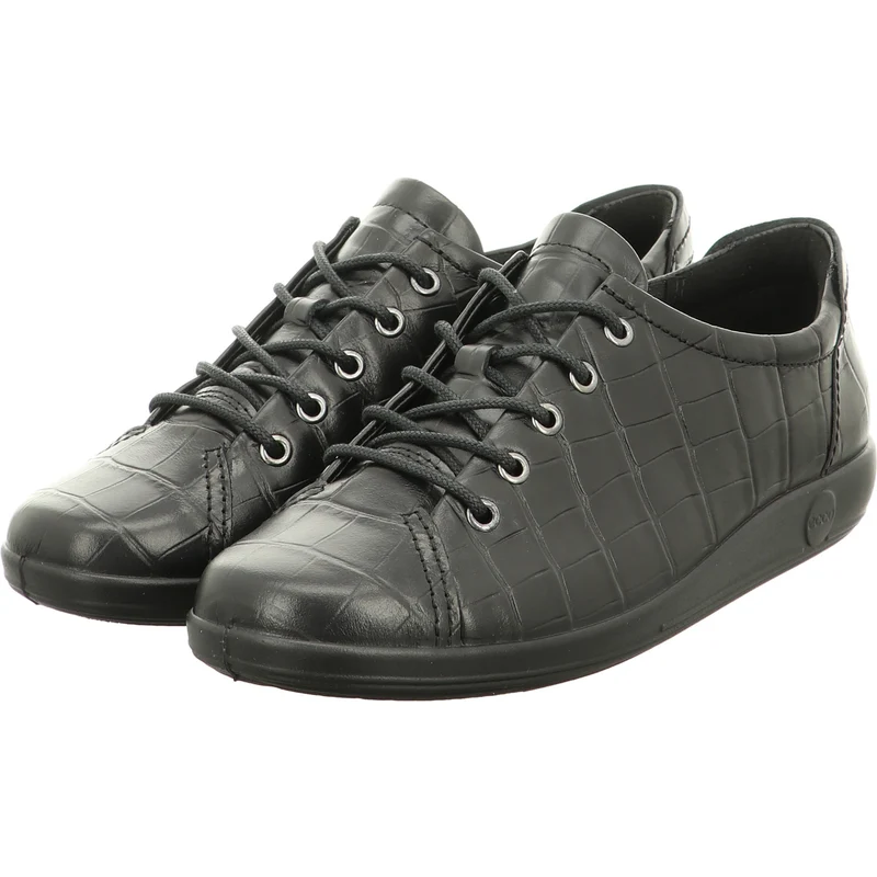 Ecco Schnürschuh ECCO SOFT 2.0 schwarz