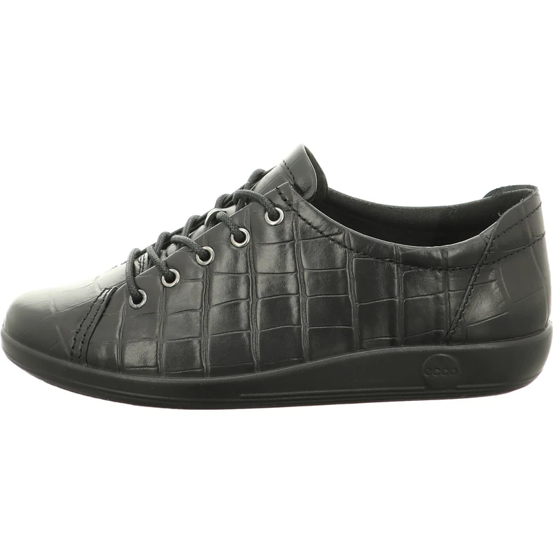 Ecco Schnürschuh ECCO SOFT 2.0 schwarz