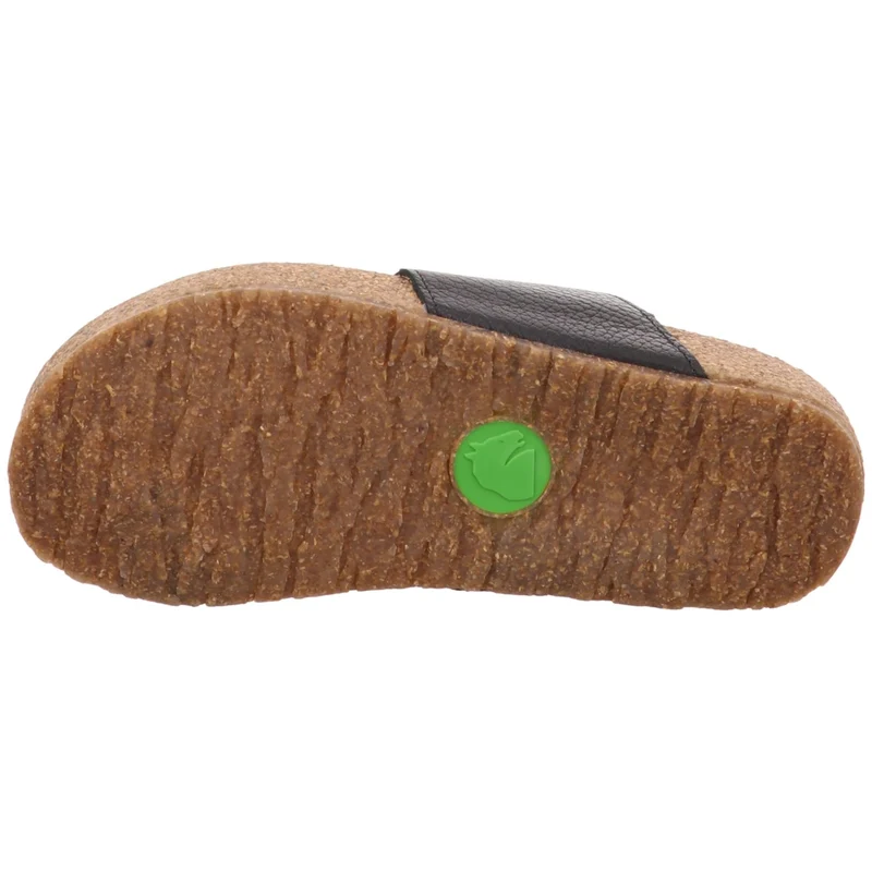 Haflinger Pantolette Bio Anka schwarz