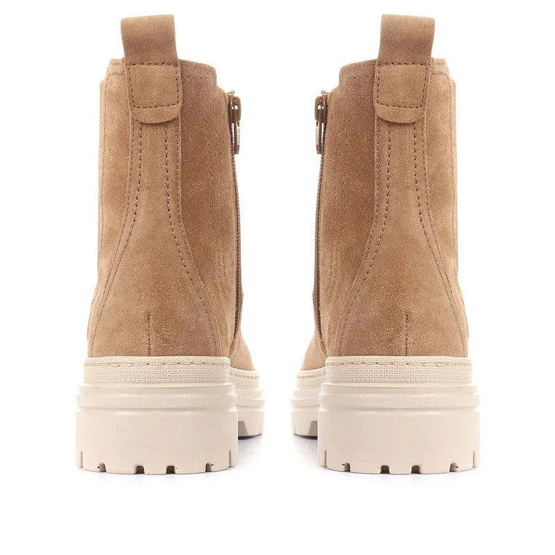 Chunky Chelsea Boots - GAB34508 / 320 517 - Tan Suede