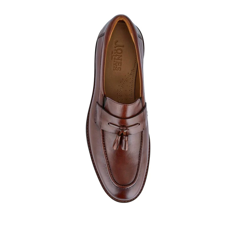 Rodrigo Wide-Fit Leather Tassel Loafers - RODRIGO / 327 901 - Chestnut