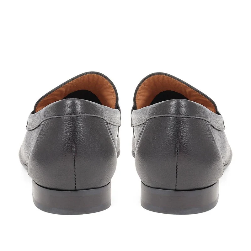Hana Leather Loafers - HANA / 324 478 - Black