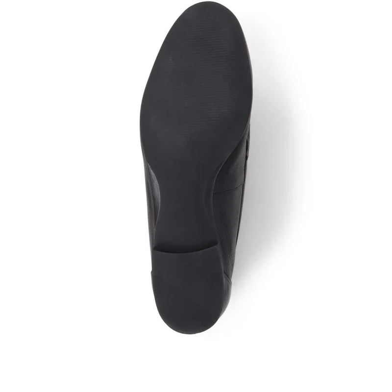 Hana Leather Loafers - HANA / 324 478 - Black
