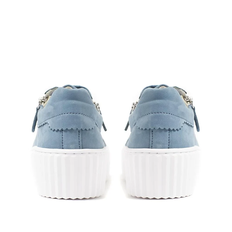 Dolly Leather Platform Trainers - GAB35502 / 321 585 - Blue