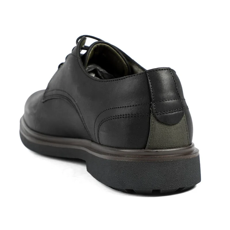 Barbour Carthy Leather Derby Shoes - BARBR42500 / 328 009 - Black