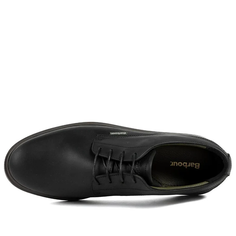 Barbour Carthy Leather Derby Shoes - BARBR42500 / 328 009 - Black