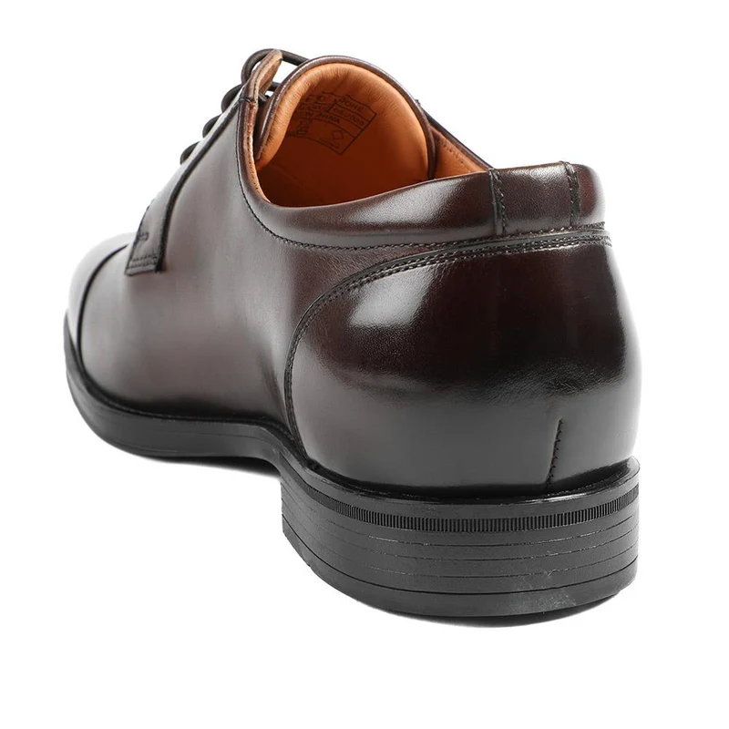 Moore Wide-Fit Leather Derby Shoes - MOORE / 328 098 - Brown