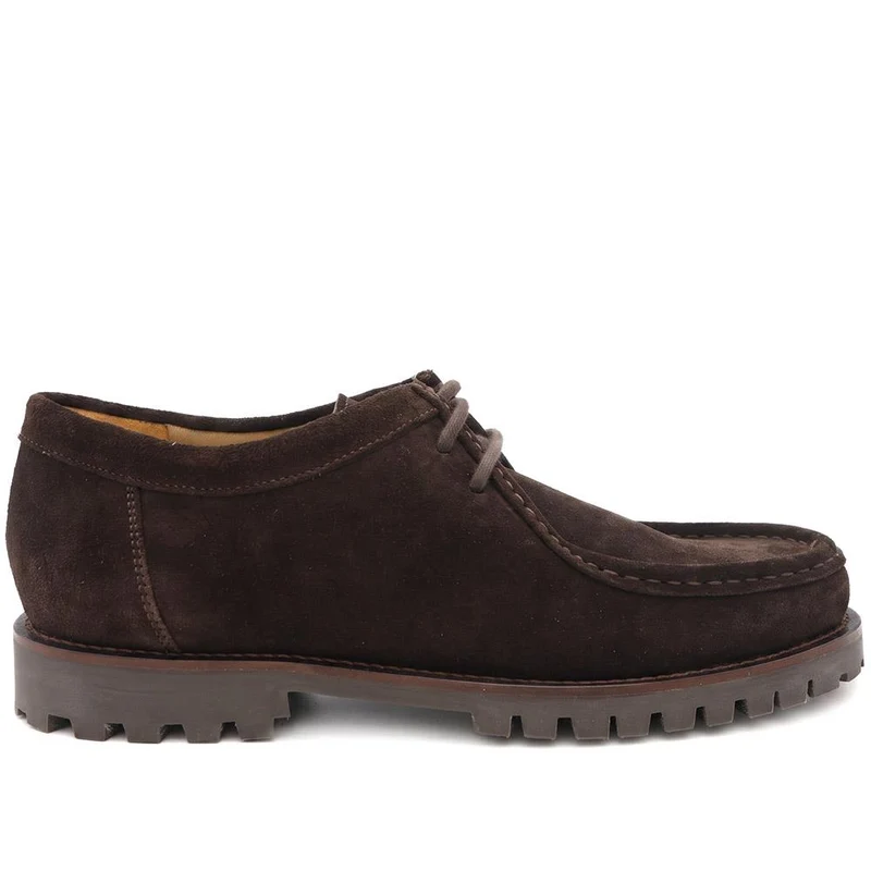 Lennox Leather Moccasins With OrthoLite® - LENNOX / 330 102 - Brown Suede