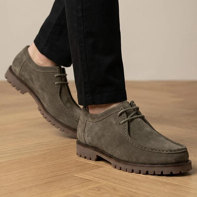Lennox Leather Moccasins With OrthoLite® - LENNOX / 330 102 - Taupe Suede