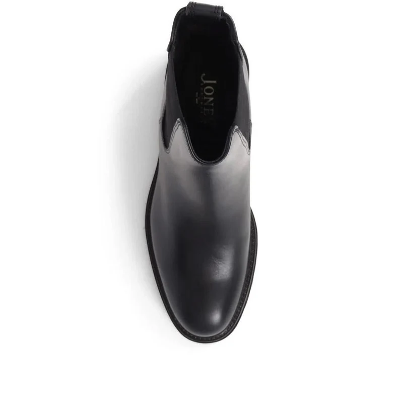Darrah Wide Fit Leather Chelsea Boots - DARRAHWIDE / 329 782 - Black Leather