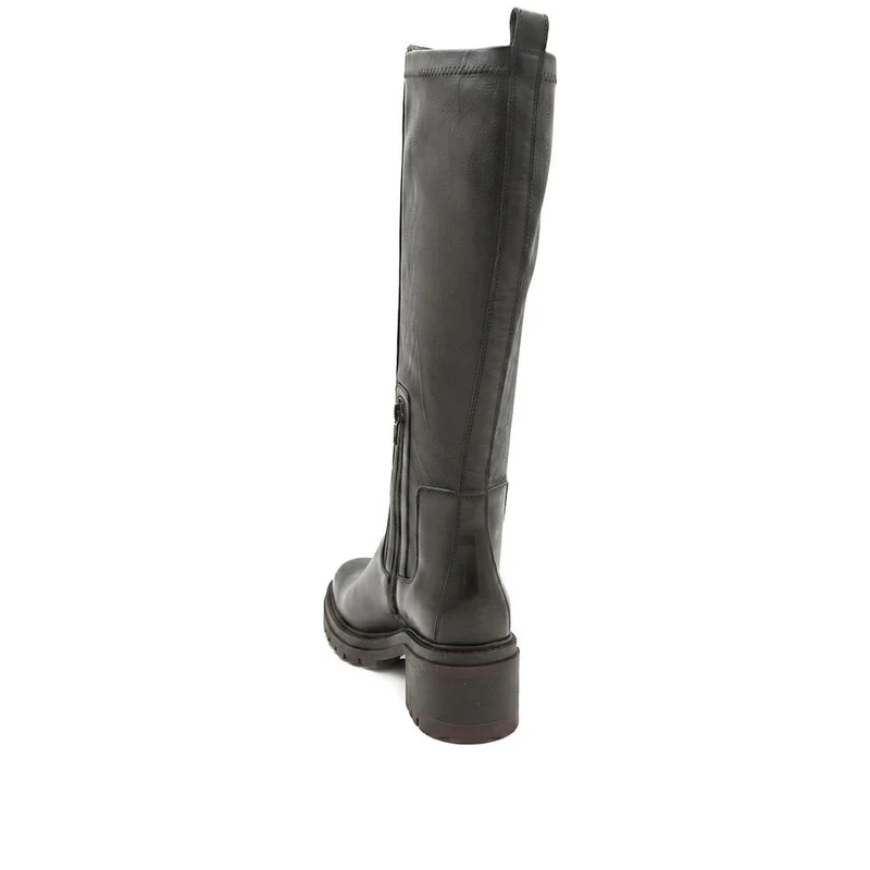 Deana Leather Long Boots - DEANA / 329 783 - Brown