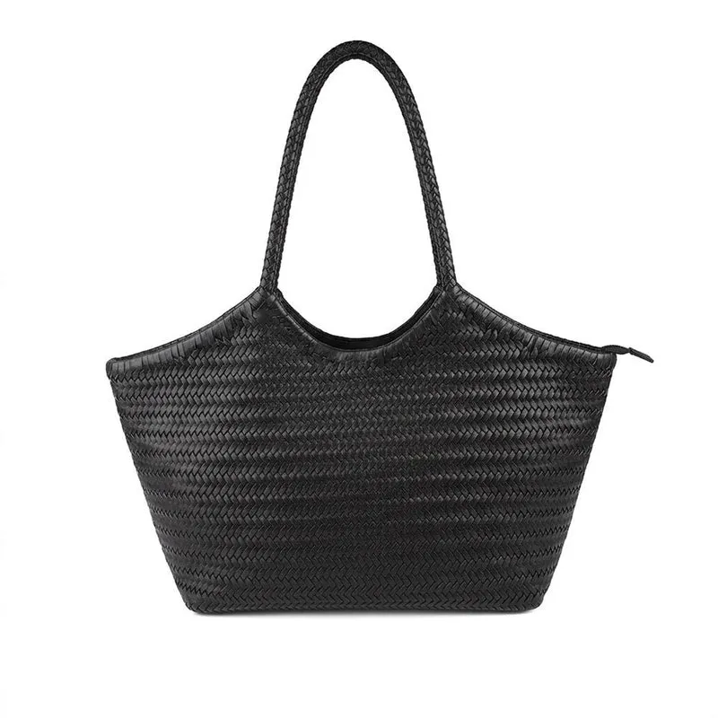 Wildrosa Leather Shoulder Bag - WILDROSA / 329 241 - Black
