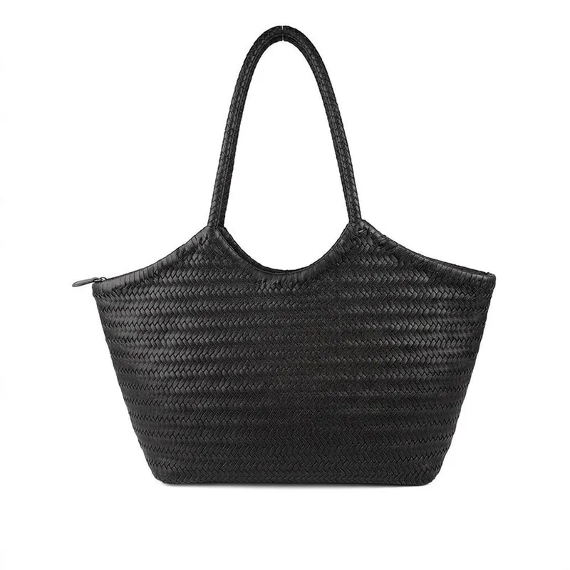Wildrosa Leather Shoulder Bag - WILDROSA / 329 241 - Black