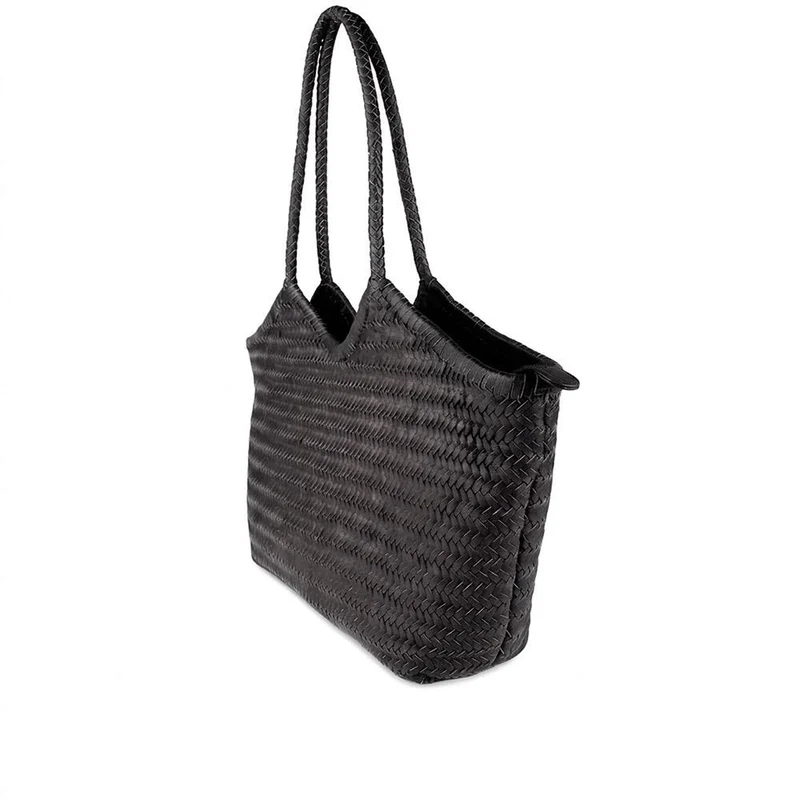Wildrosa Leather Shoulder Bag - WILDROSA / 329 241 - Black