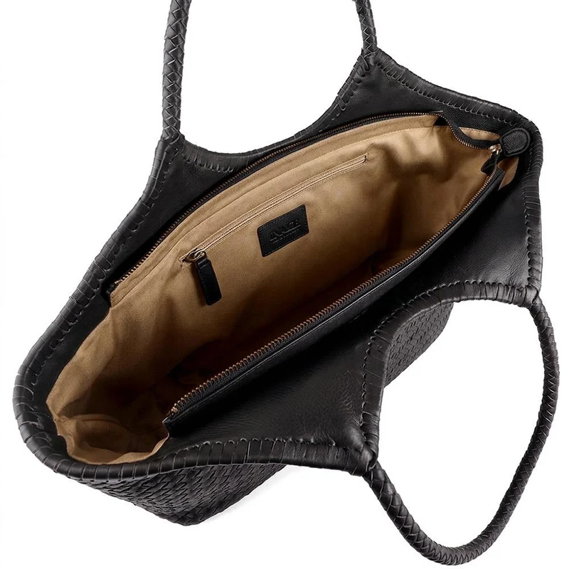 Wildrosa Leather Shoulder Bag - WILDROSA / 329 241 - Black
