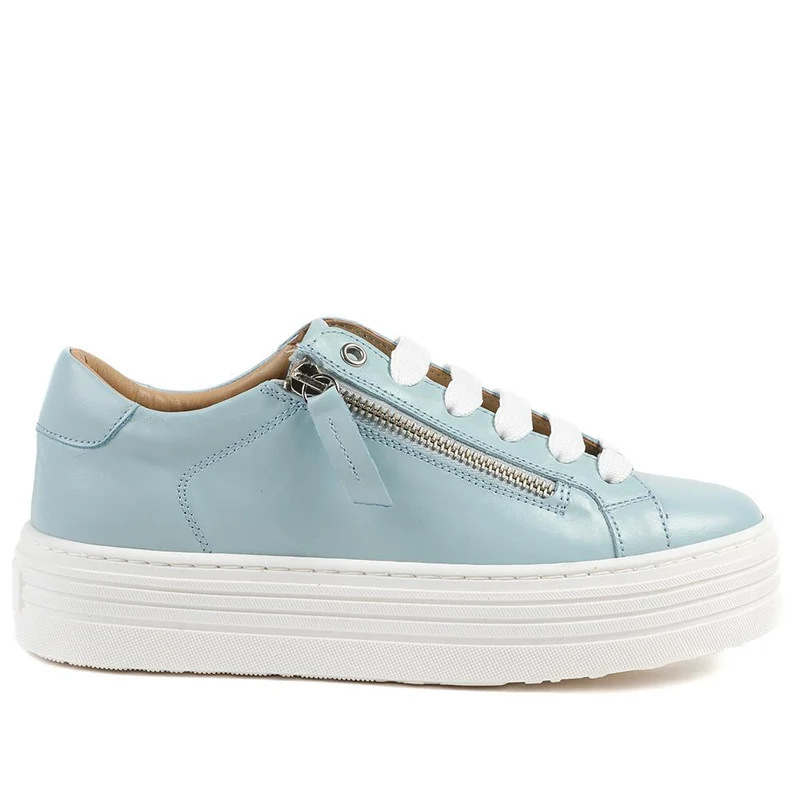 Amaliada Leather Platform Trainers - AMALIADA / 325 316
