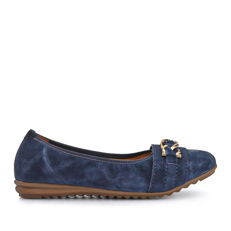Yvette Leather Wide-Fit Ballet Pumps - YVETTE / 326 959