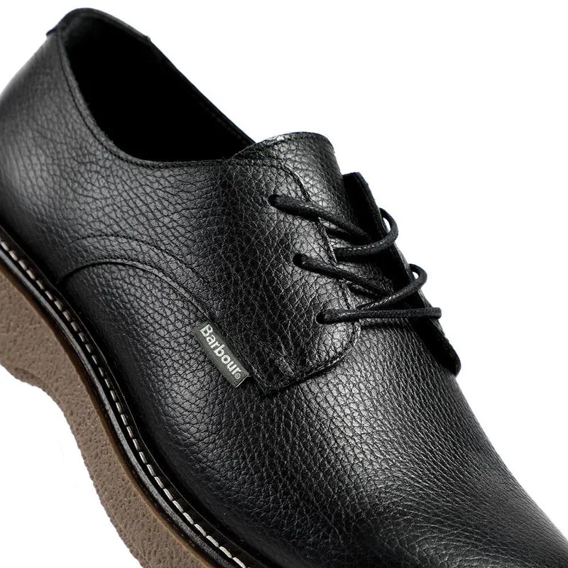 Barbour Harefield Leather Derby Shoes - BARBR42501 / 328 010 - Black