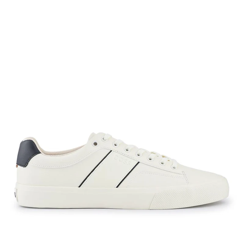 Faux-Leather Trainers - HUGO41503 / 327 623