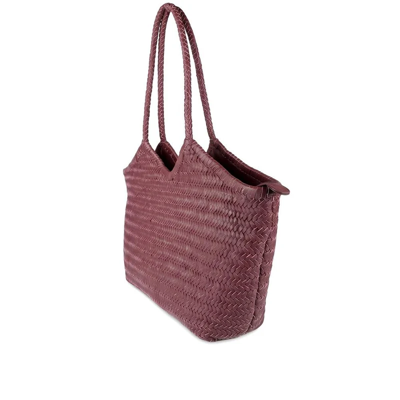 Wildrosa Leather Shoulder Bag - WILDROSA / 329 241 - Burgundy