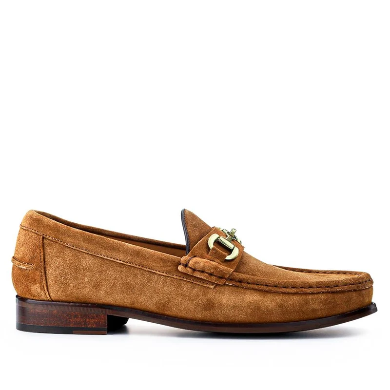 Roan Leather Slip-On Shoes - ROAN / 326 791 - Tan Suede