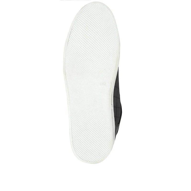 Arielle Leather Trainers - ARIELLE / 320 231 - Black