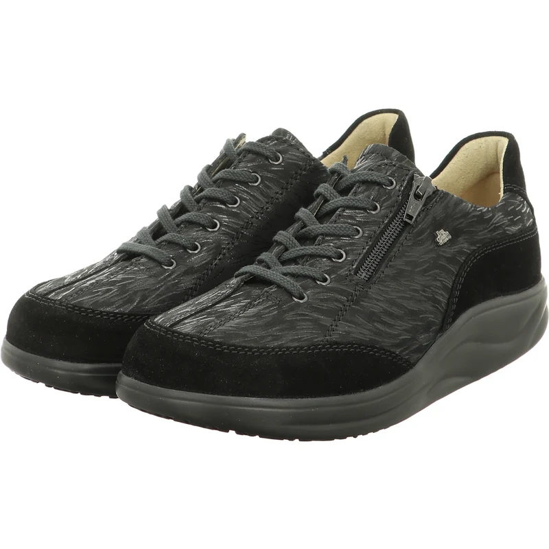 FinnComfort Schnürschuh Otaru schwarz