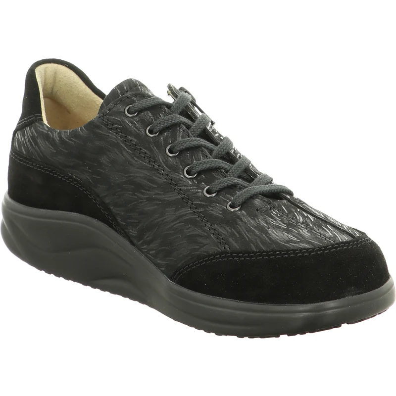 FinnComfort Schnürschuh Otaru schwarz