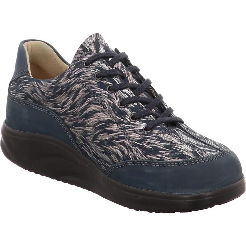 FinnComfort Schnürschuh Otaru blau