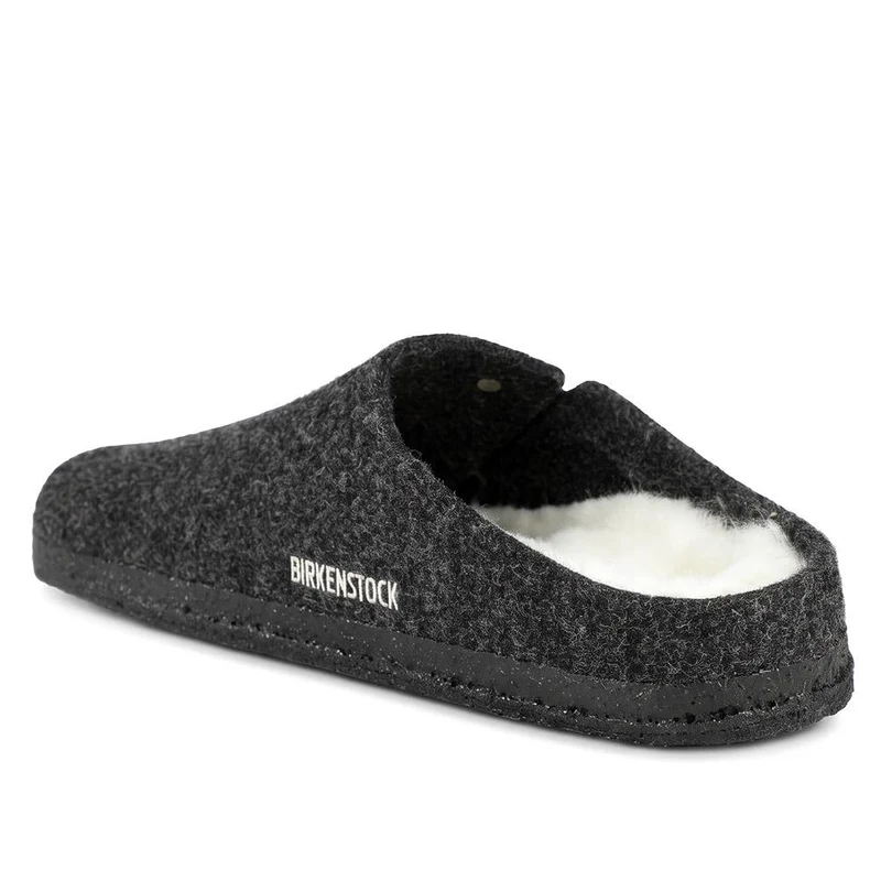 Birkenstock Zermatt Shearling Slippers - BIRK42501 / 328 153 - Charcoal