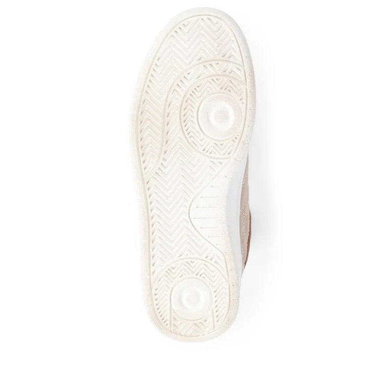 Allana Leather Lace-Up Trainers - ALLANA / 325 133 - Beige