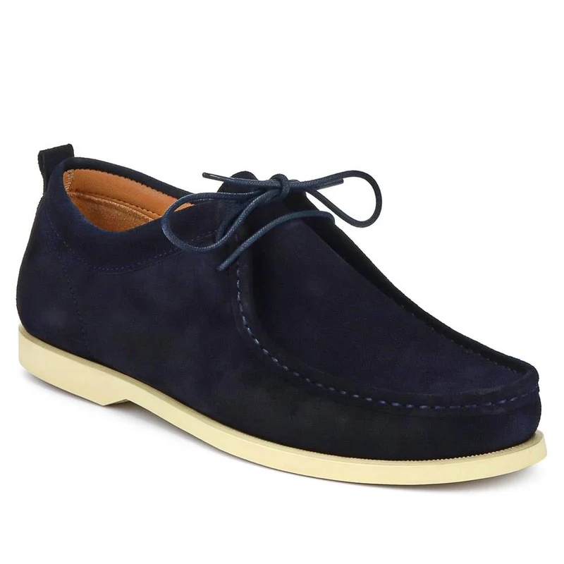 Phenix Leather Moccasins - PHENIX / 327 101 - Navy