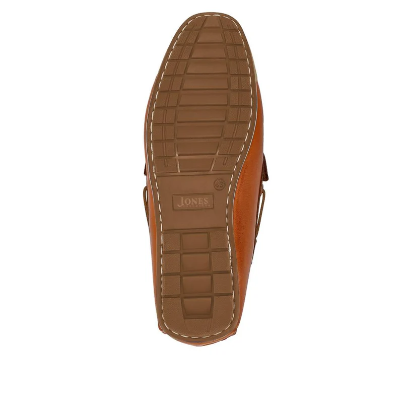 Parks Casual Leather Moccasins - PARKS / 327 313 - Tan