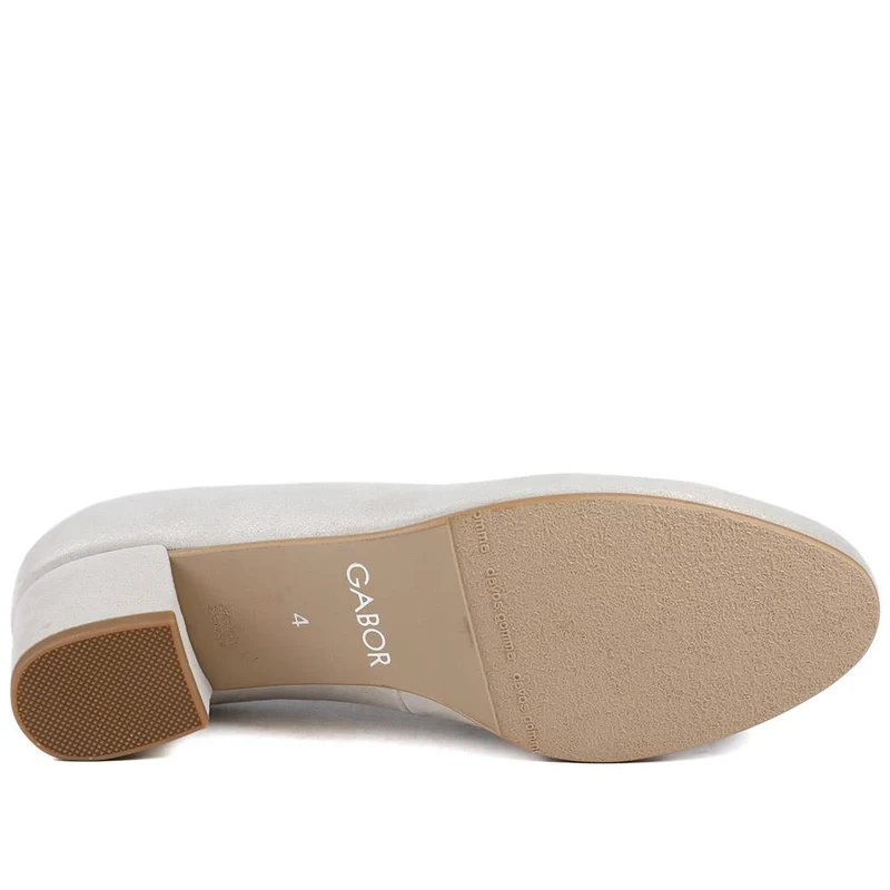 Gigi Gabor Smart Nubuck Court Shoes - GAB42504 / 327 743 - Sand Leather