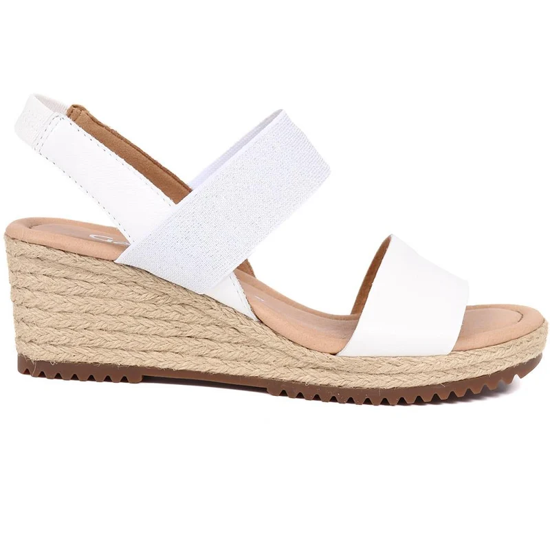 Pull-On Leather Wedges - GAB39507 / 325 073