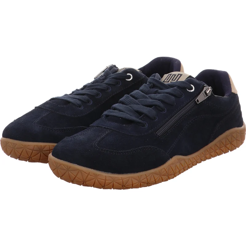 Waldläufer Schnürschuh H-Britt blau