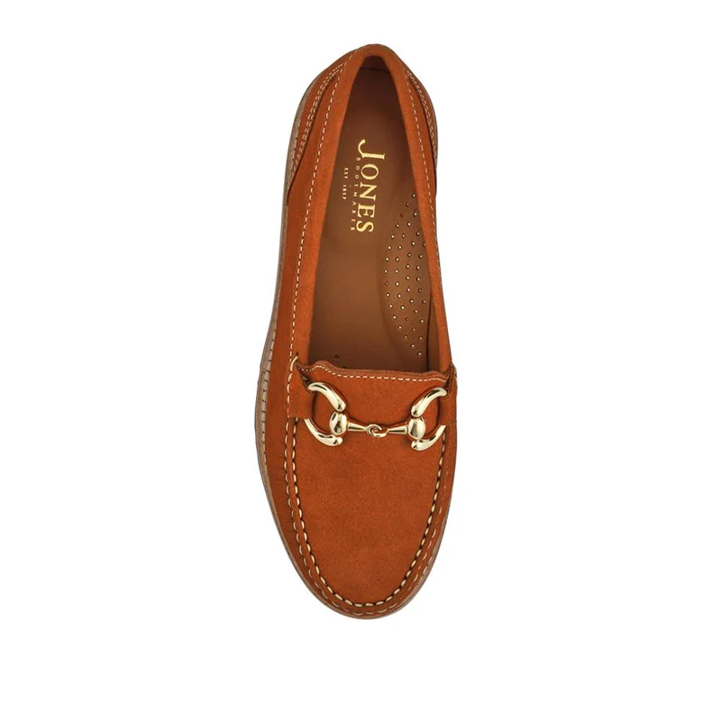 Orlana Leather Slip-On Moccasins - ORLANA / 327 593 - Tan
