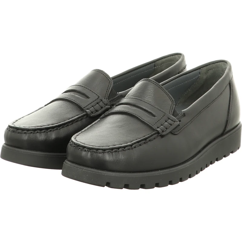 Waldläufer Slipper Hegli schwarz