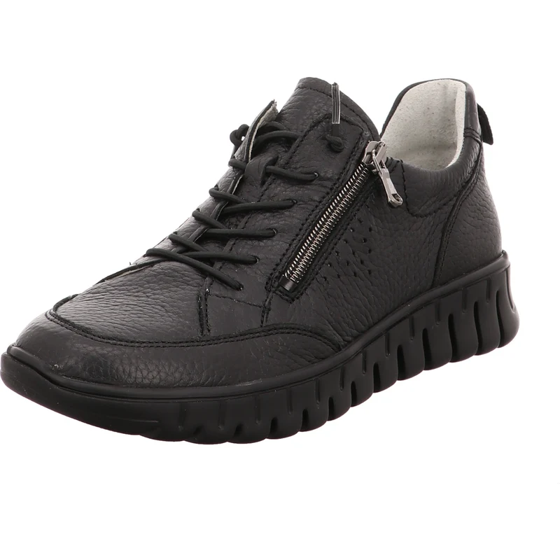 Waldläufer Schnürschuh H-Birdy schwarz