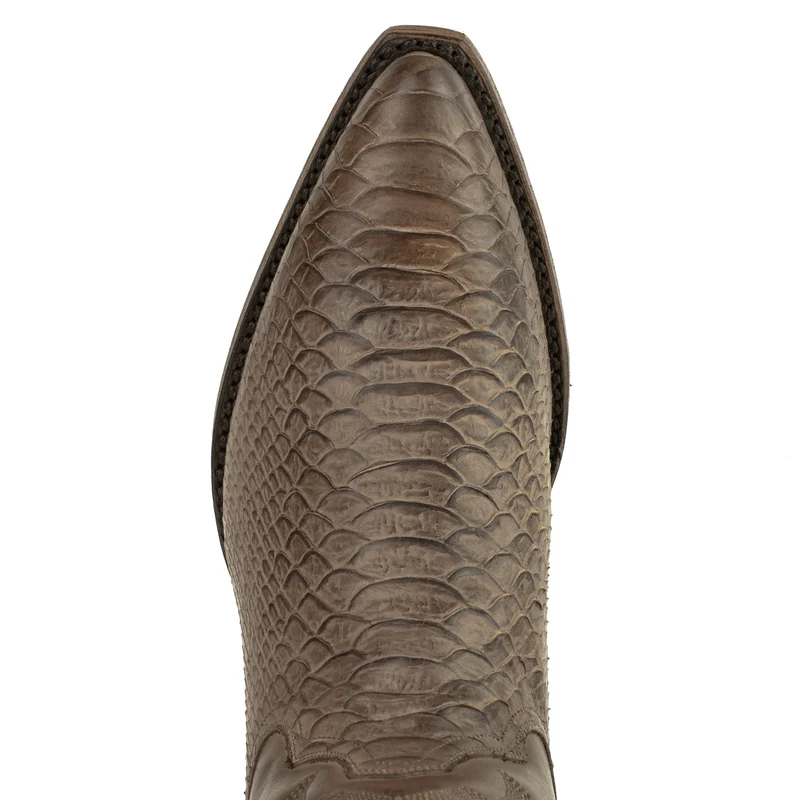 Handgefertigte Westernstiefel CowboyStiefel für Damen aus dunkelbraunem Leder 2524