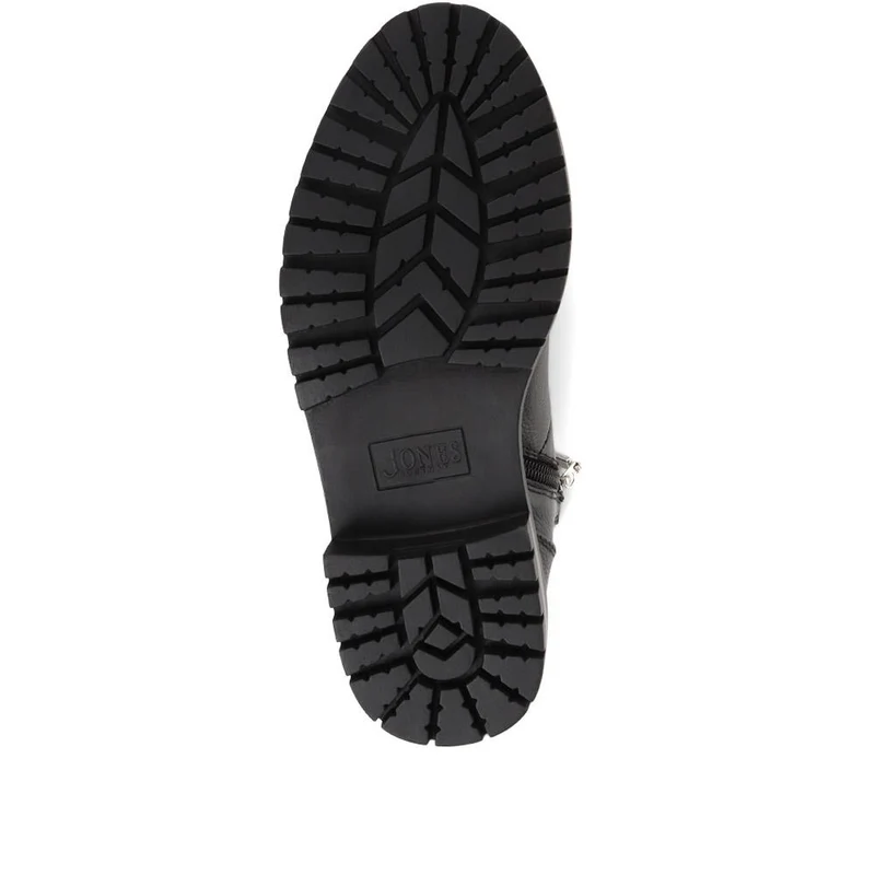 Susanna Leather Hiker Boots - SUSANNA / 322 841 - Black