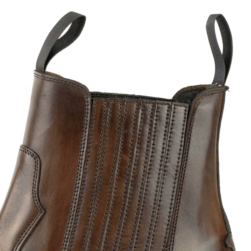 Cowboy Country Western Stiefeletten für Herren und Damen 1931 aus braunem Leder