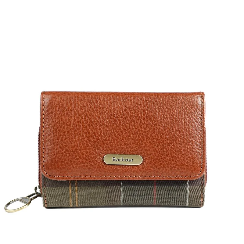 Barbour Rosa Leather French Purse - BARBR42040 / 328 032 - Brown Multi
